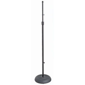 Xtreme Microphone Floor Stand 24.5cm Diameter Cast Base - 85-148cm (Black)