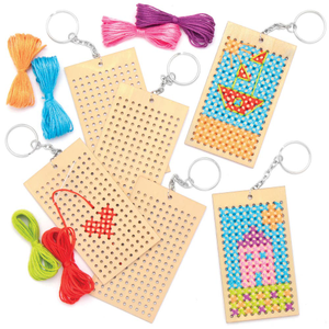 Kits de porte-clés point de croix