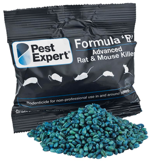 Rat Killer Poison 1kg - Pest Expert Formula 'B'  (Professional Strength 10 x 100g)