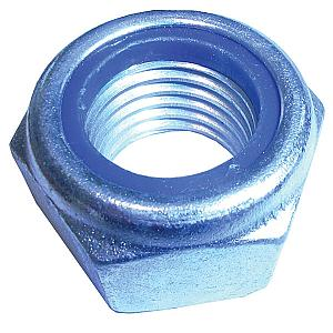M14 Nyloc Nut, Mild Steel Zinc Plated, Type T, Class 10 DIN 985