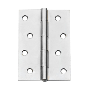 100mm Steel Butt Hinge Chrome Plated (Pair)