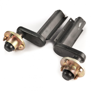 Avonride 350 kg. standard suspension units with hubs with 4 studs on 4" PCD
