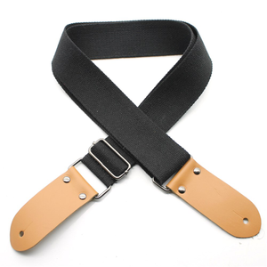 DSL 50COTTON-BLACK Cotton Guitar Strap - 2" (Black)
