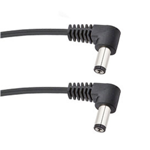 Voodoo Lab PPBAR-R - 2.1mm Right Angle Barrel Cable w/ Centre Negative Polarity (18")