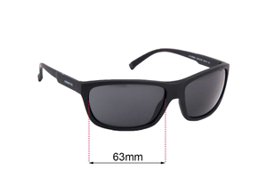 Sunglass Fix Replacement Lenses for Arnette El Carmen AN4263 - 63mm Wide