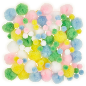 Classmates Pastel Pom Poms - Pack of 100