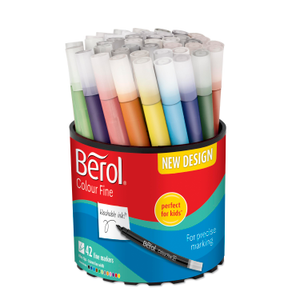 Berol Colour Fine Pens - Pack of 42