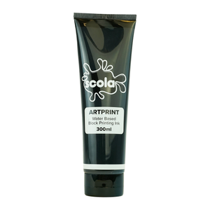 Scola Block Printing Ink - 300ml - Black