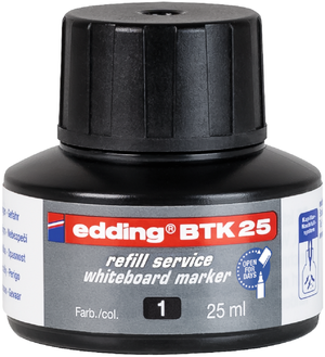 edding BTK25 Whiteboard Marker Refill - Black - Pack of 1