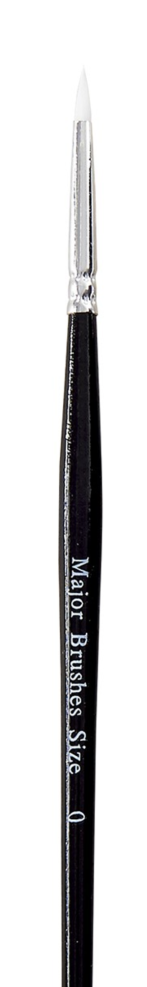 White Synthetic Sable Brushes - Round - Size 0 - Pack of 10