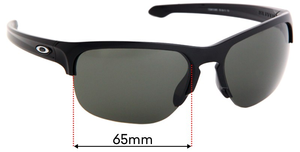 Sunglass Fix Replacement Lenses for Oakley Sliver Edge OO9413 - 65mm Wide