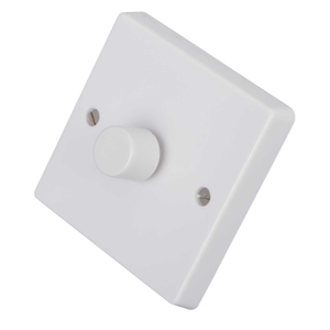 Crabtree 100W 1 Gang 2 Way LED Dimmer Switch White