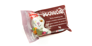 Scola Air Drying Modelling Clay - 1kg – White