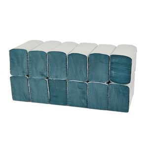 Classmates Z Fold 1Ply Hand Towels - Blue - Pack of 12
