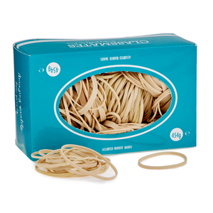 Classmates Rubber Bands - Assorted Sizes - Pack of 454g