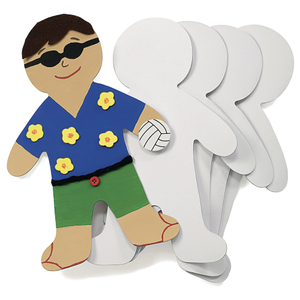 Giant Person Shapes - Pack of 24