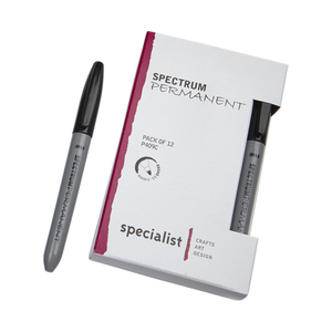 Specialist Crafts Permanent Markers - Pack of 12