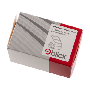Classmates Address Label Roll - White - 89 x 36mm - 250 Stickers