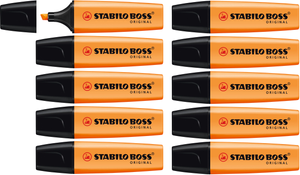 STABILO BOSS ORIGINAL Highlighters - Orange - Pack of 10