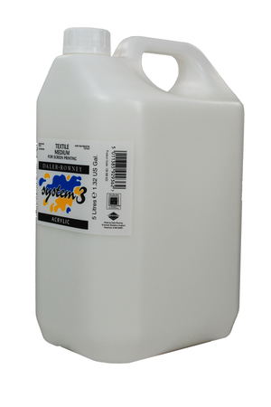 DALER-ROWNEY System3 Textile Screen Printing Medium - 5L