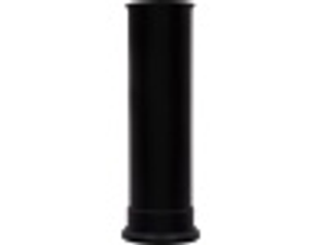 Adam Straight Decorative Stove Pipe in Black