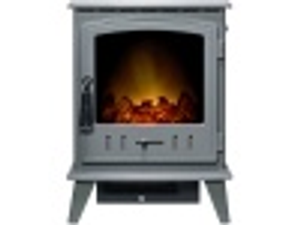 Adam Aviemore Electric Stove in Grey Enamel
