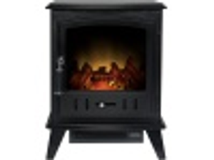 Adam Aviemore Electric Stove in Textured Black