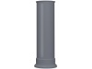 Adam Straight Decorative Stove Pipe in Grey