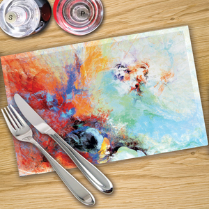 Digital Print Placemat x 4 - Abstract Sky