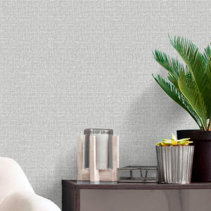 Belgravia Decor Giorgio Plain Texture Soft Silver Wallpaper - 8106