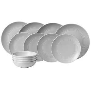 Royal Doulton - Gordon Ramsay Maze Light Grey Dinner Set 12pce