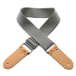 DSL 50COTTON-GREY Cotton Guitar Strap - 2" (Grey)