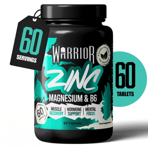 Warrior Zinc Magnesium and B6 - 60 Tabs