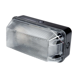 ES Rectangular Polycarbonate Bulkhead Black