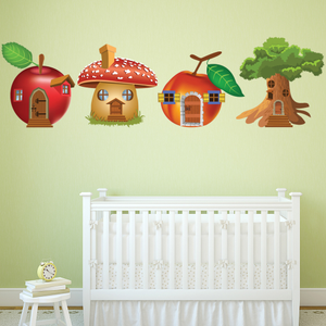 Fairy House Wall Sticker Set