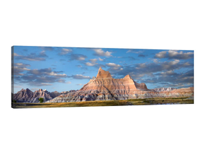 Landscape Showing Erosional Features In Sandstone, Badlands National Park, South Dakota