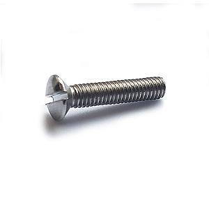 M5 x 16 Machine Screw, Raised Countersunk Slotted Stainless Steel A2 (304)