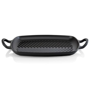 Le Creuset - Signature Rectangular Grill Satin Black 30cm