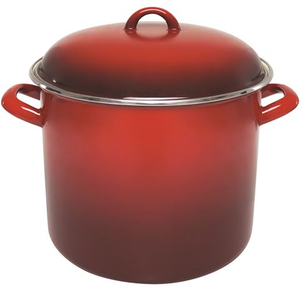 Chasseur - Stock Pot Enamel On Steel Large Red 28cm/14L