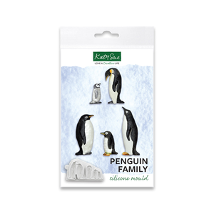 Penguin Family Silicone Mould