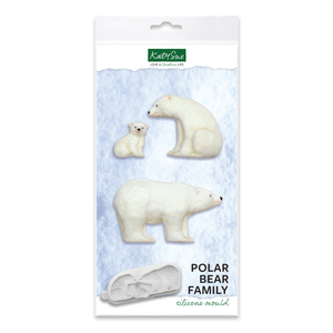 Polar Bear Family Silicone Mould