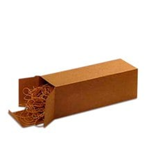 Brown Chipboard Boxes - 3" X 3" X 7" - Quantity: 500 by Paper Mart