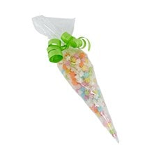 Clear Cone Shaped Cello Bags - 6" X 12" - Polypropylene/Cellophane - Quantity: 1000 - Type: 1.2 Mil Standard by Paper Mart