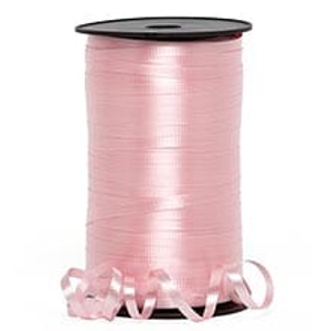 Pastel Pink Crimped Curling Ribbon yd - 3/16" X 500 - Polyethylene Ribbons by Paper Mart