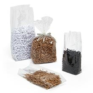 Clear Gusset Cello Bags - 7" X 4" X 18" - Polypropylene/Cellophane - Quantity: 100 by Paper Mart