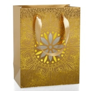 Gold Medallion Euro Tote - 7 X 3-7/8 X 9 - Gusset - 3 7/8" - Quantity: 12 by Paper Mart