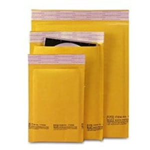 Padded Bubble Mailer Envelopes - Qty: 250 - Inside Of Bag When Sealed : 4 X 6 3/4 by Paper Mart