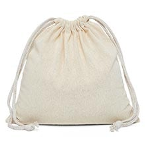 Cotton Muslin Pouches - 3-1/2" X 5" - Quantity: 24 - Fabric Bags by Paper Mart