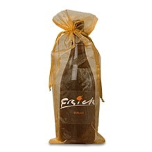 Gold Organza Wine Bags - 6 X 15 - Quantity: 10 - Fabric Bags by Paper Mart