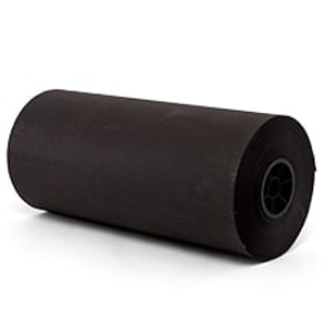 20# Black Colored Packing Paper Roll - 18" X 1800' - Tissue Paper by Paper Mart